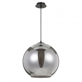 Telbix-Bondi Pendant - Black/Smoke